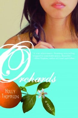 Holly Thompson ORCHARDS book cover