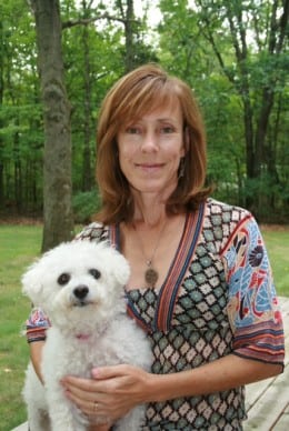 Leslie Helakoski, Dog & Author Photo
